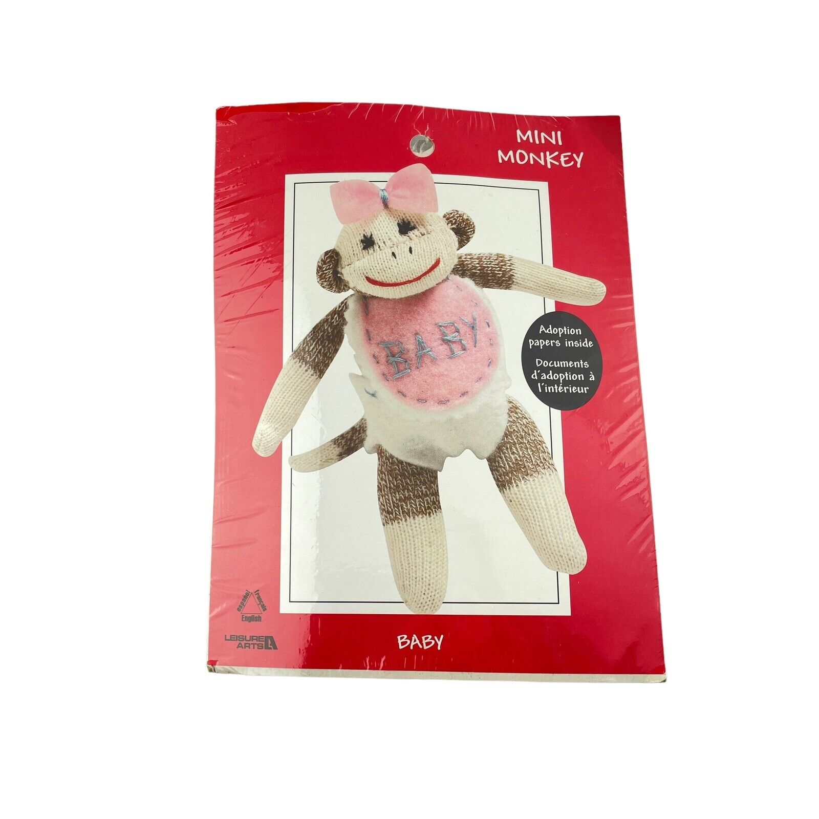 Leisure Arts Mini Baby Sock Monkey Sewing Craft Kit 5\
