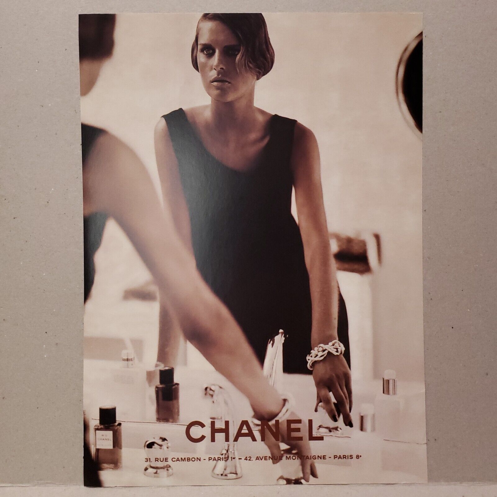1998 Chanel Print Ad Fashion Fragrance