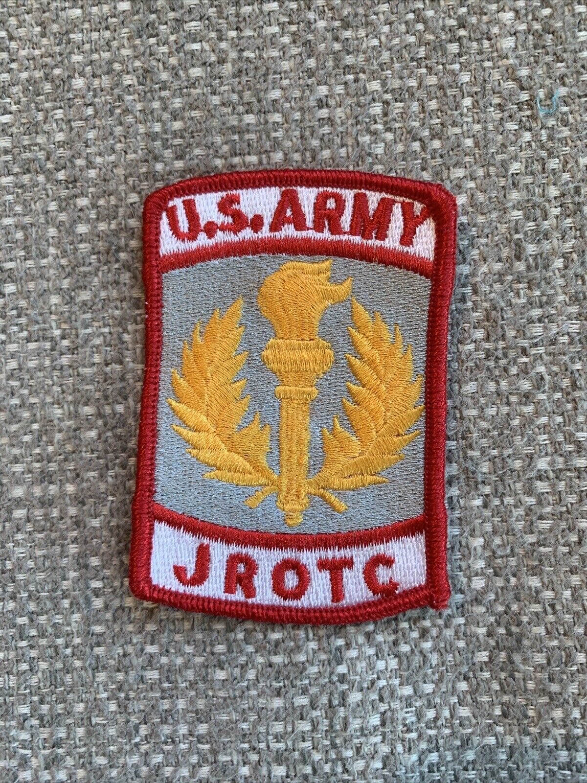 Vintage US Army ROTC Embroidered Uniform Patch