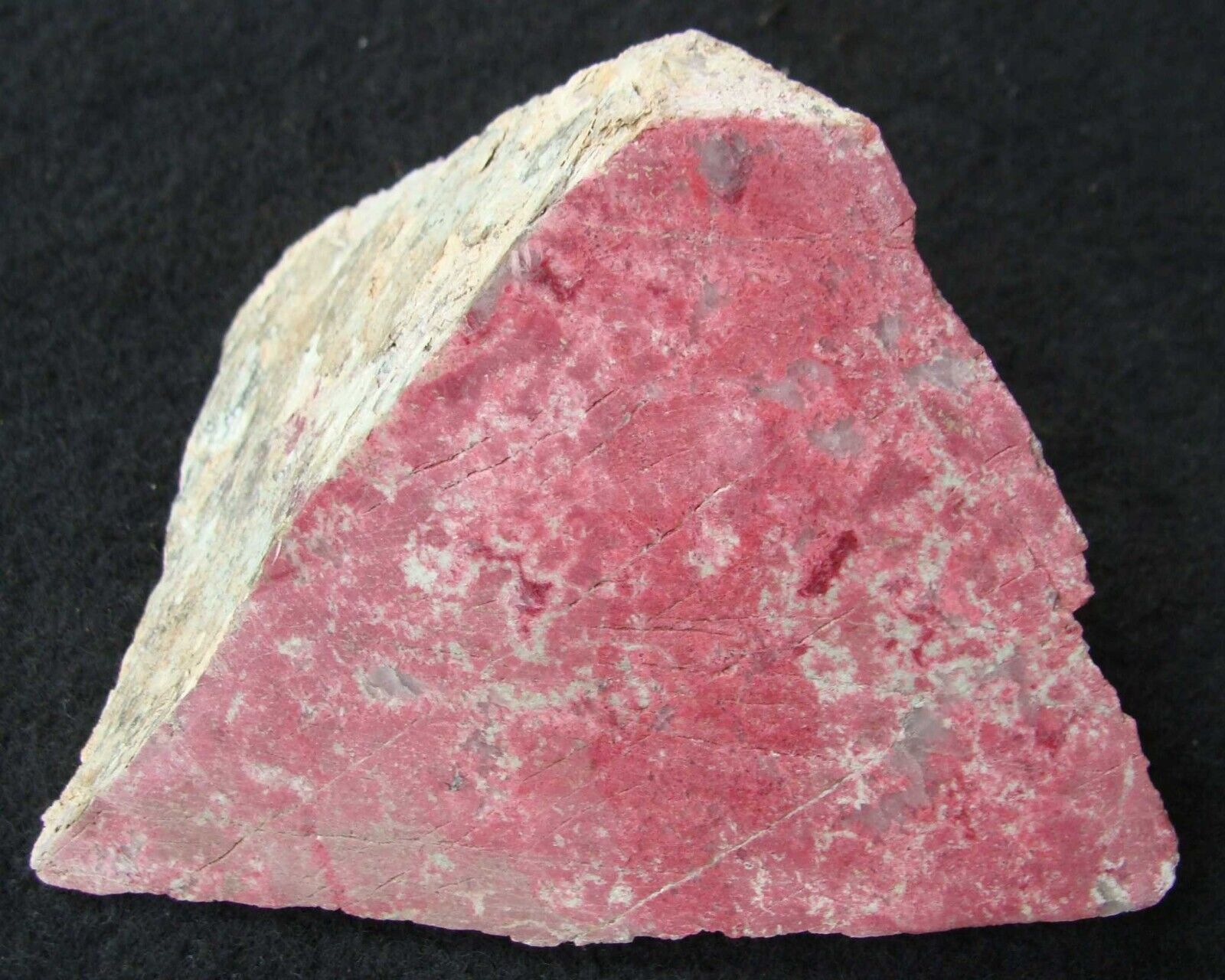 Rare NORWEGIAN PINK THULITE faced rough… seldom offered… beautiful color… 1.6 lb