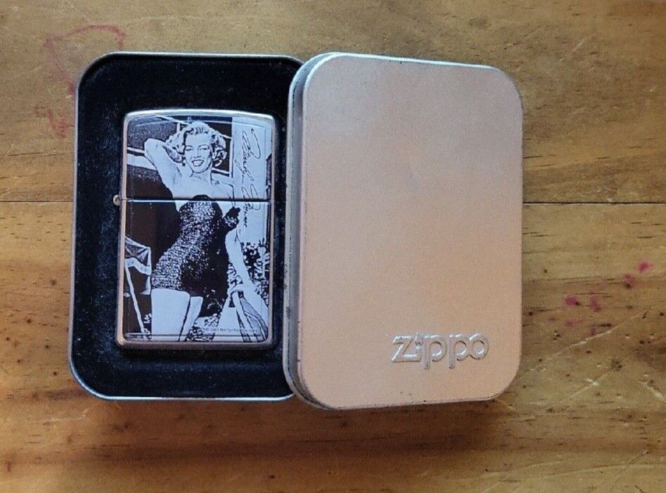 Rare Marilyn Monroe Zippo lighter 2004