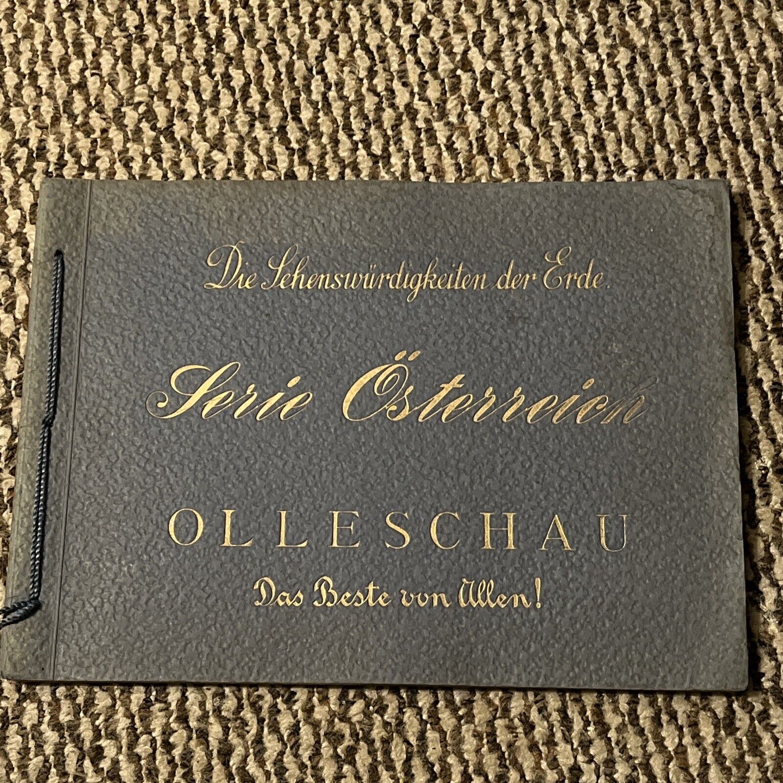 1930s Era SERIE OSTERREIEN Tobacco Cigarette Card Album German 90 Cards Ex Cond