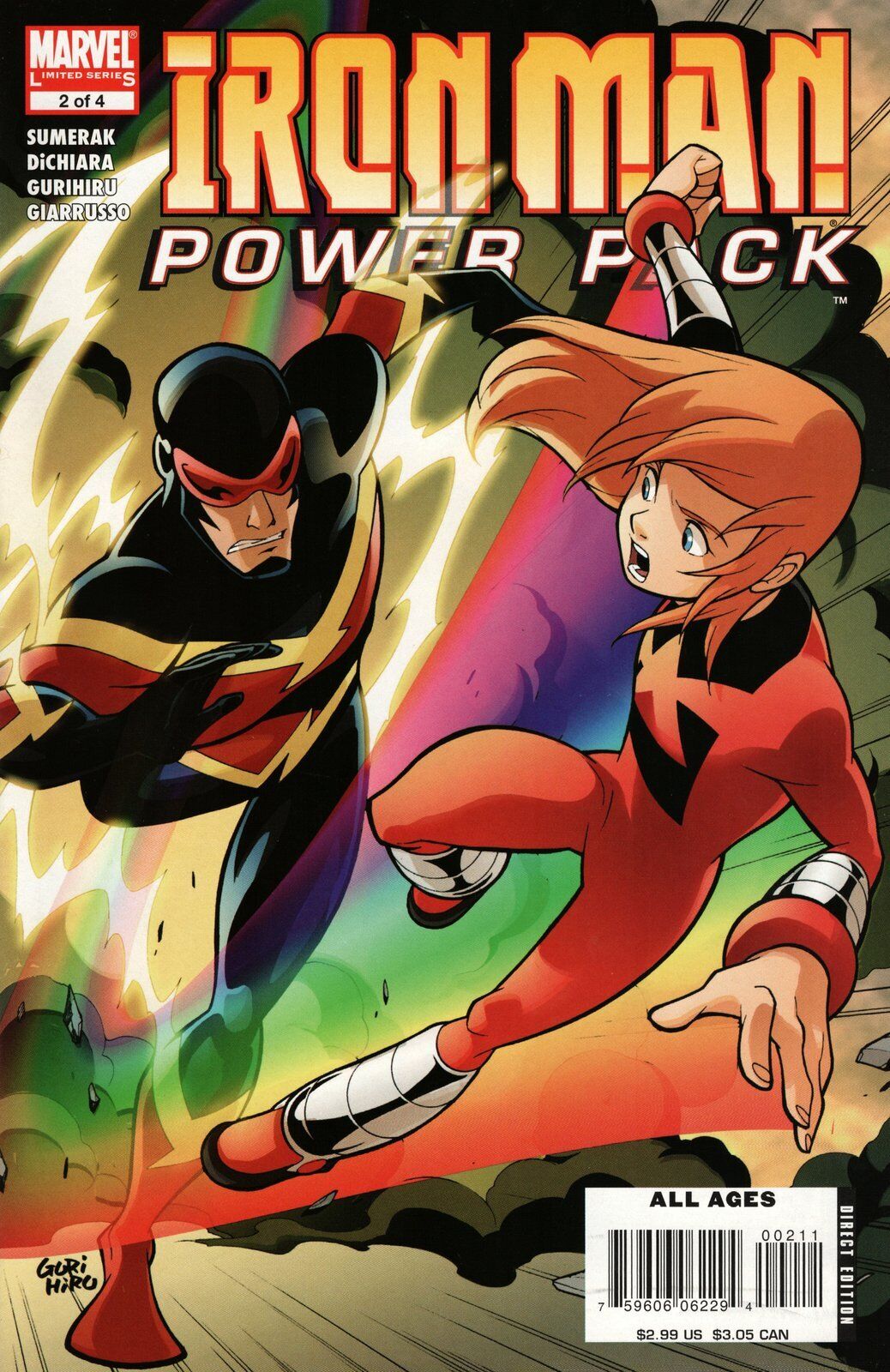 Iron Man Power Pack #2 Direct Edition Cover (2008) Marvel Comics