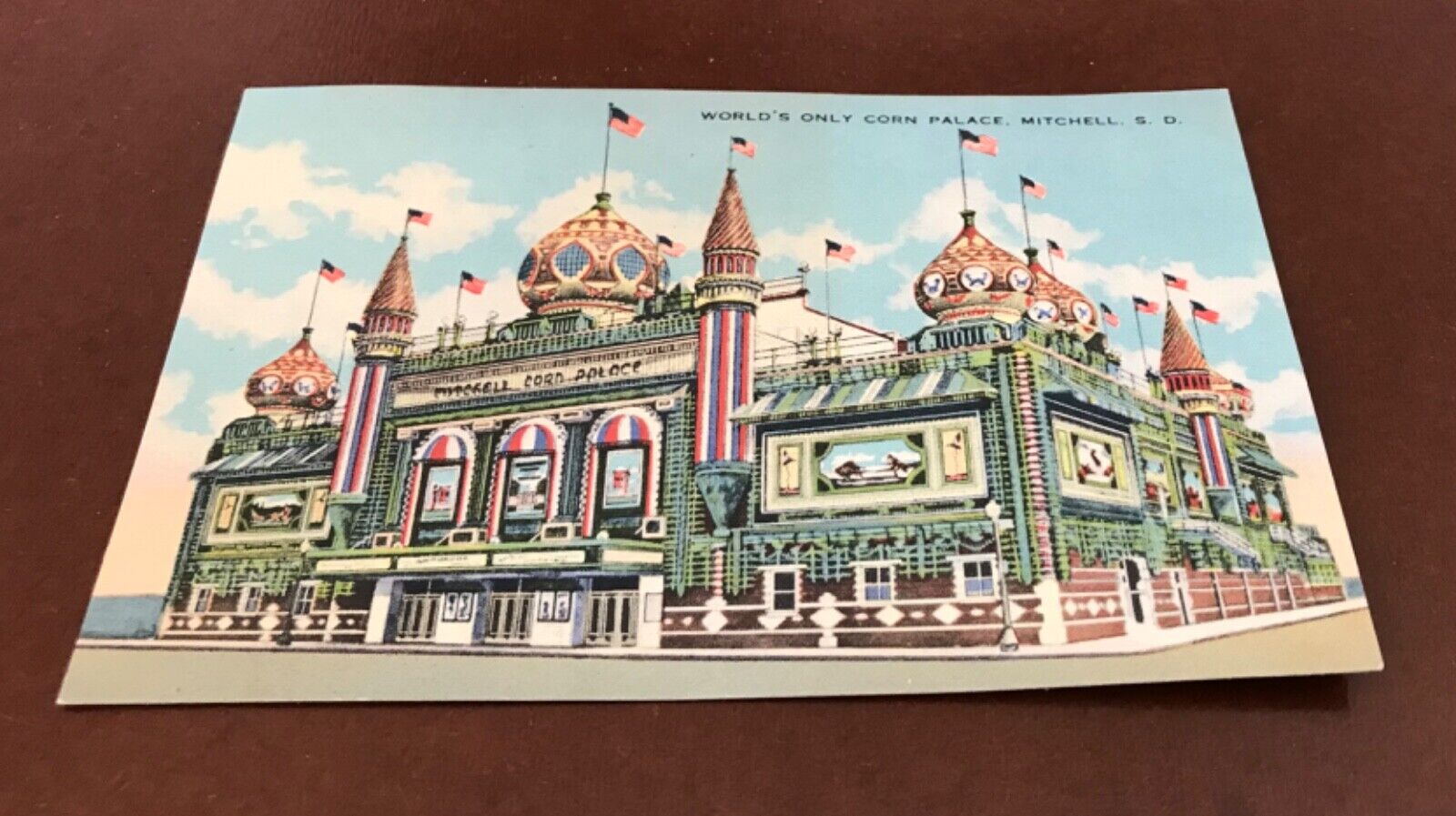 VTG Postcard..Corn Palace, Mitchell, S.D.