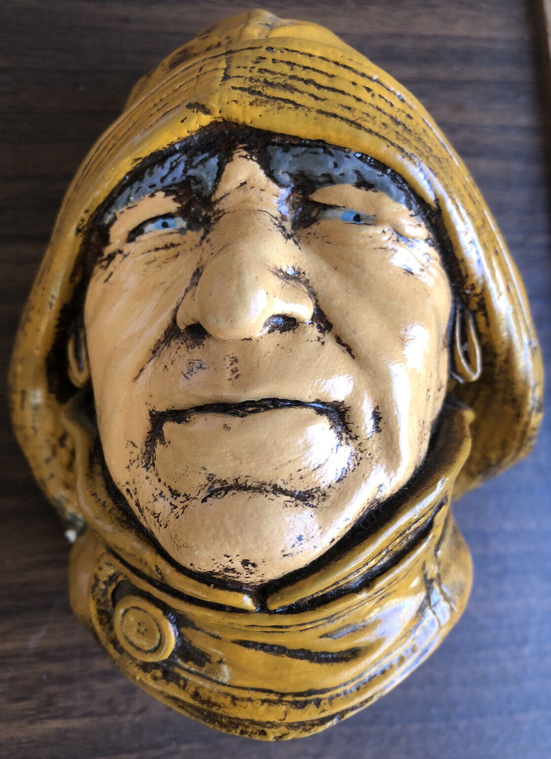 BOSSONS SEAFARERS COLLECTION LIFEBOATMAN CHALKWARE PORTRAIT HEAD WALL SCULPTURE
