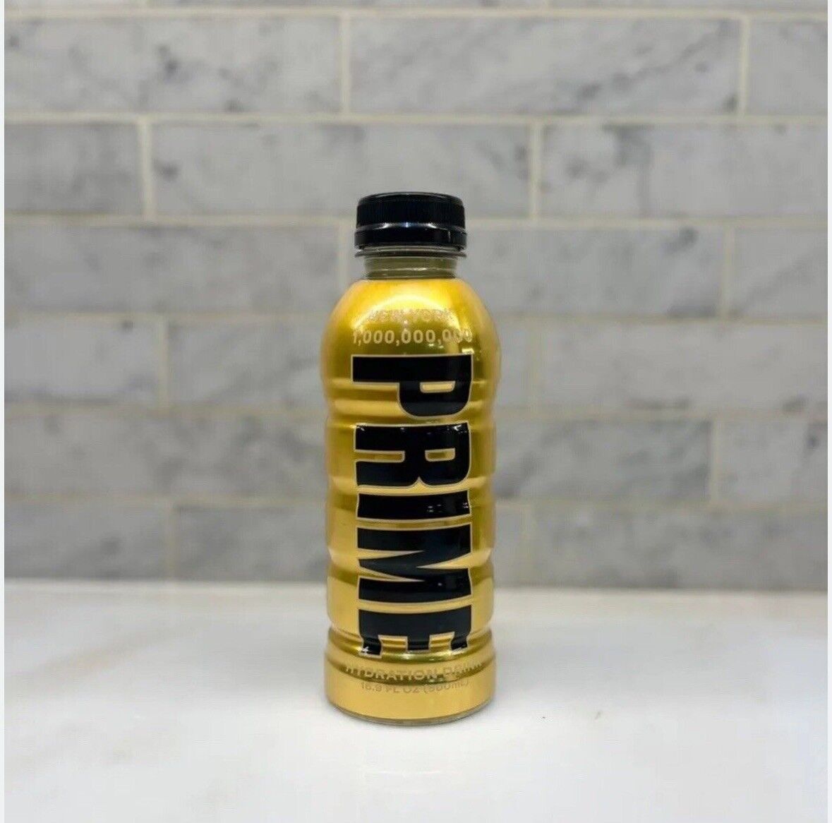 NEW LIMITED NYC EDITION PRIME HYDRATION DRINK 1 BILLION GOLD. AVAILABLE IN BULK