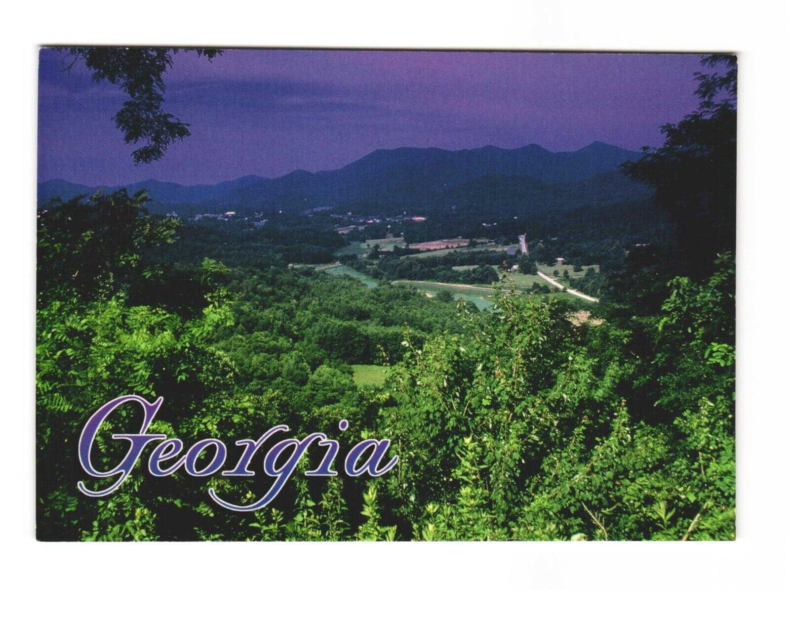 North Georgia Mountains Near Sky Valley Georgia Postcard