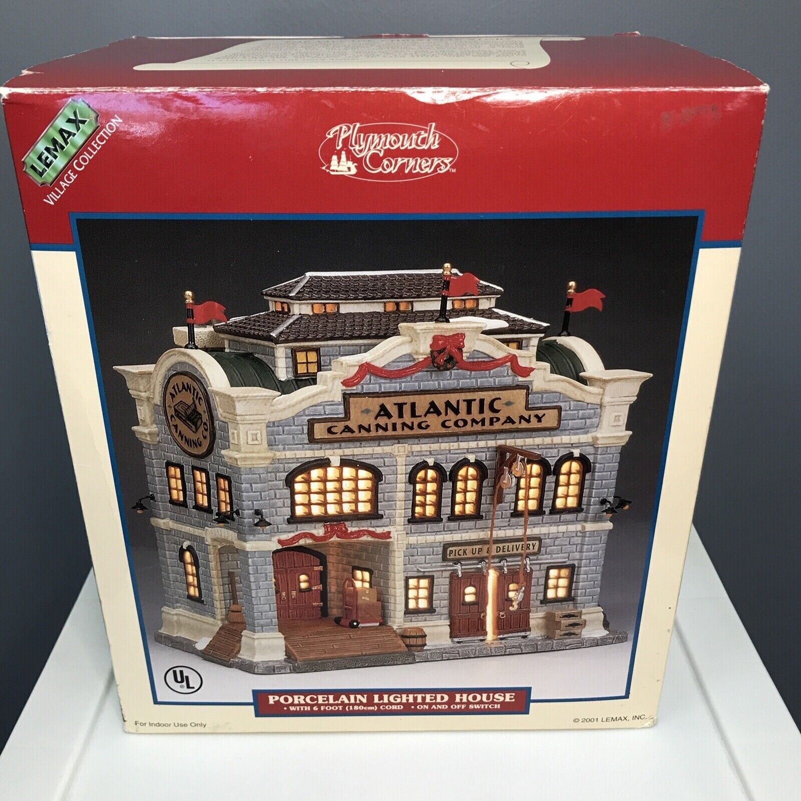 Lemax Village Collection,  Atlantic Canning Co. Christmas. Damage, Please Read