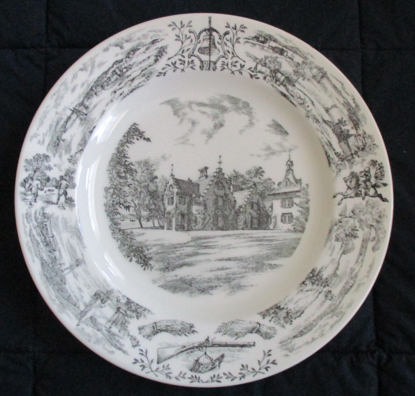Vintage Souvenir Wedgwood Plate Sunnyside Washington Irving Tarrytown New York