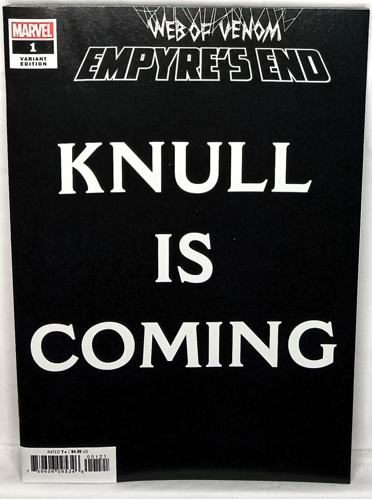 WEB of VEMON EMPYRE'S END #1 Knull is Coming Variant Cover Marvel MCU