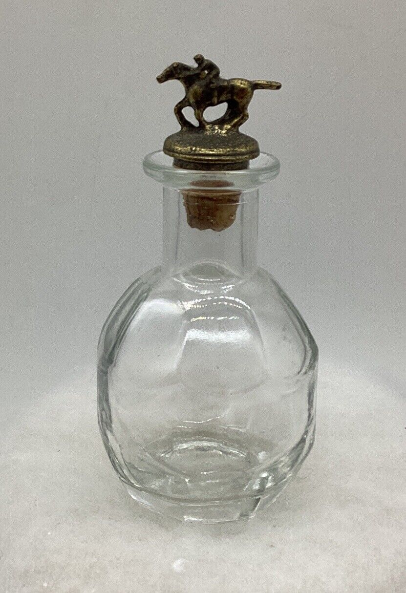 Blanton\'s Miniature Whiskey Liquor Bottle with Cork Stopper Pre-owned