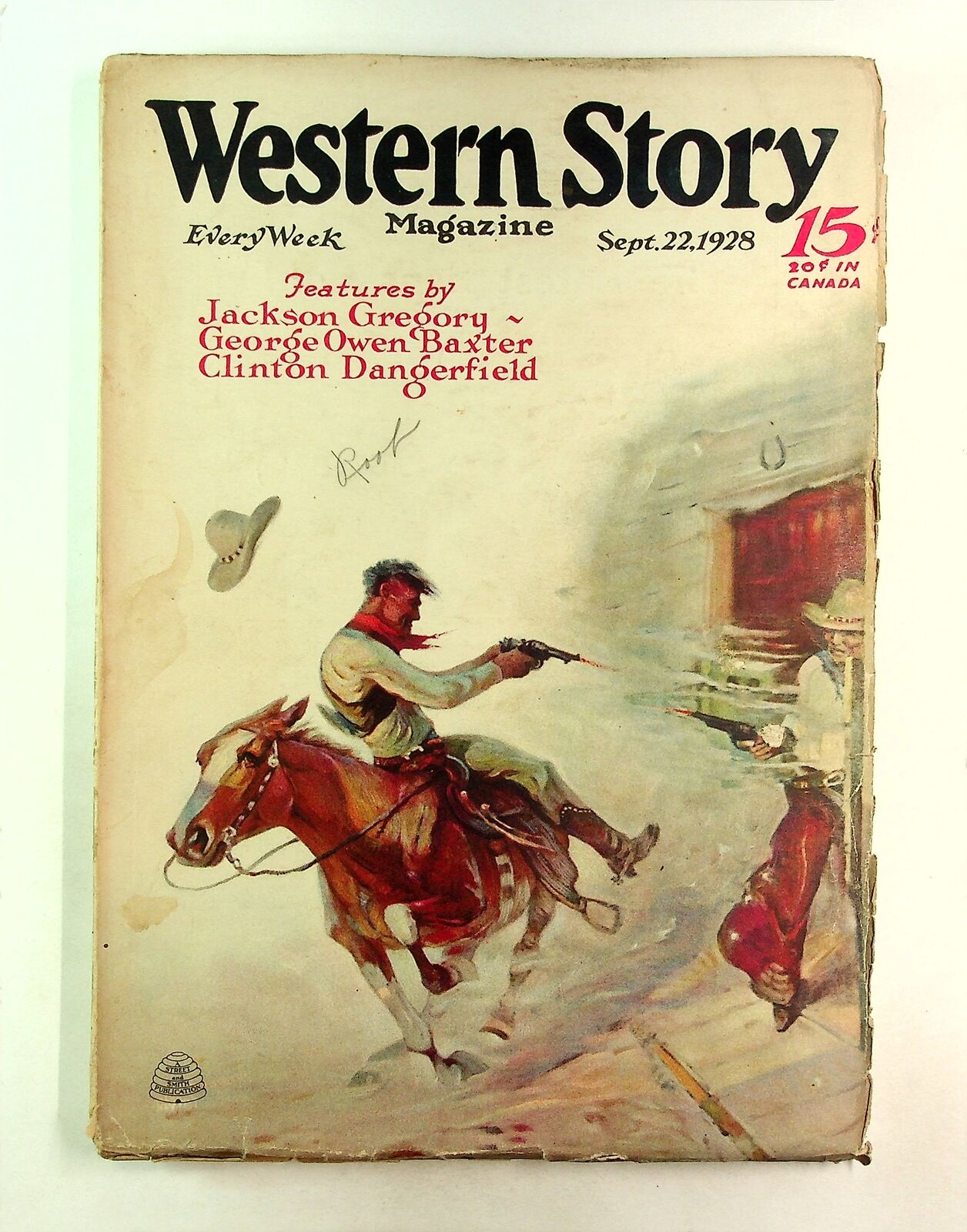 Western Story Magazine Pulp 1st Series Sep 22 1928 Vol. 81 #2 VG