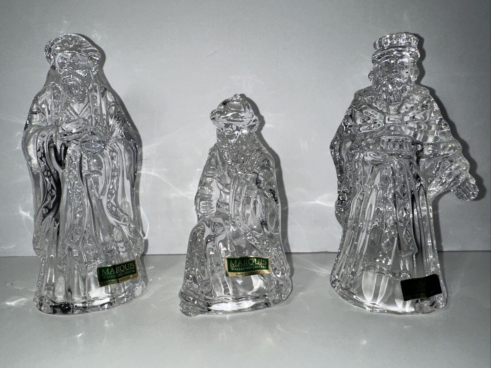 Marquis by Waterford Crystal The Three Wise Men Box Set 109203 Germany 2003 HTF
