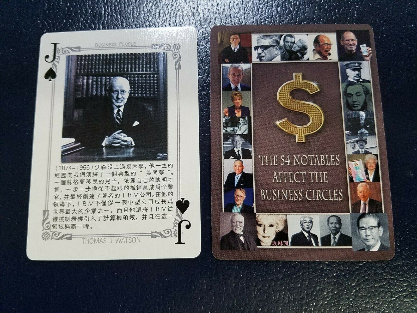 Thomas J. Watson American Businessman Business People Chinese Playing Card