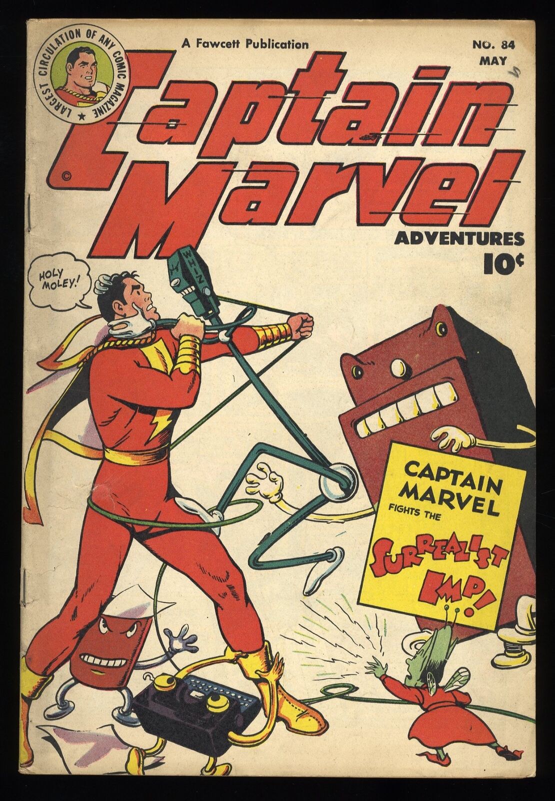 Captain Marvel Adventures (1941) #84 FN+ 6.5 Cover Art C.C Beck Fawcett 1948