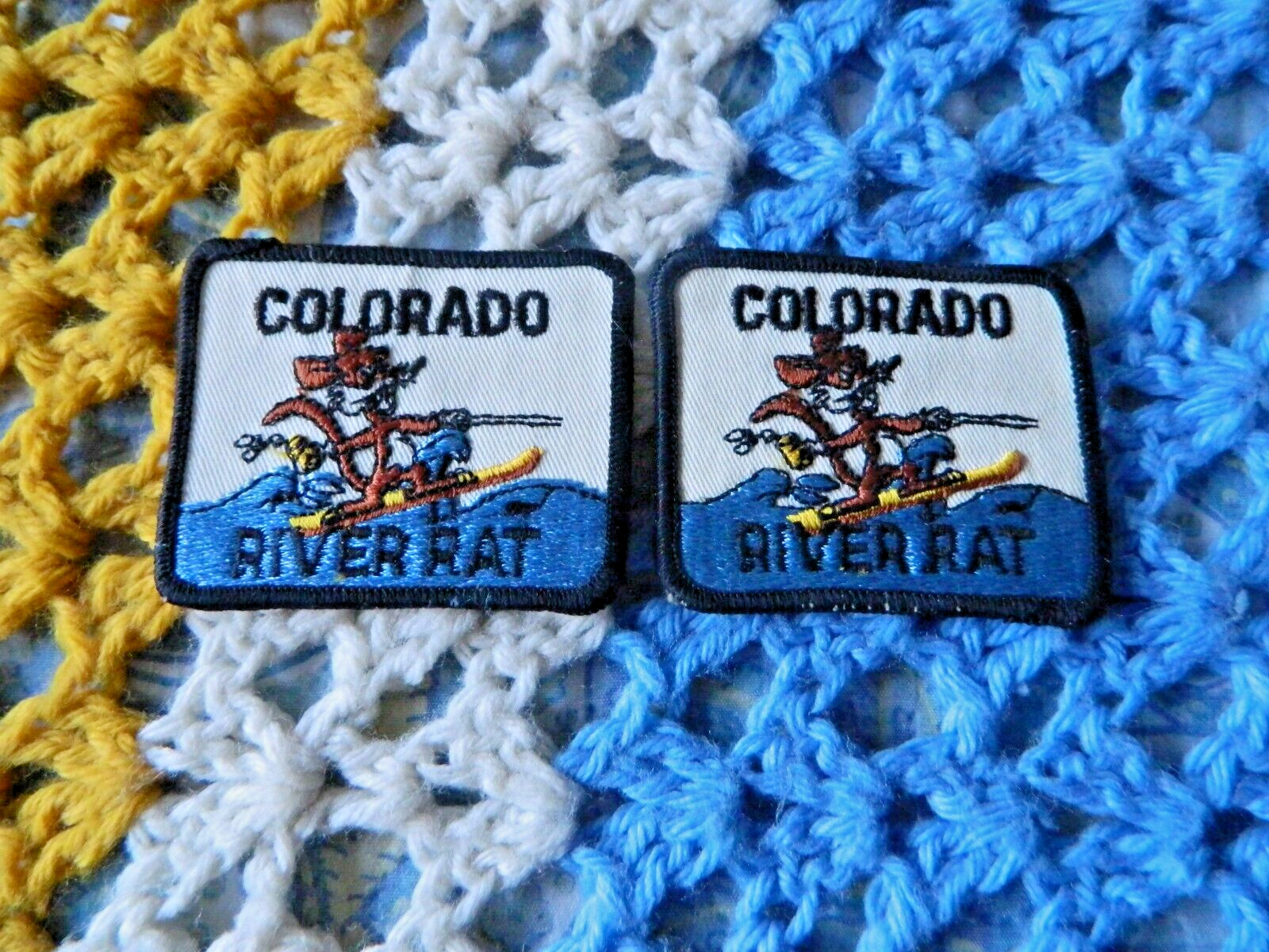 Vintage Colorado River Rat Patch