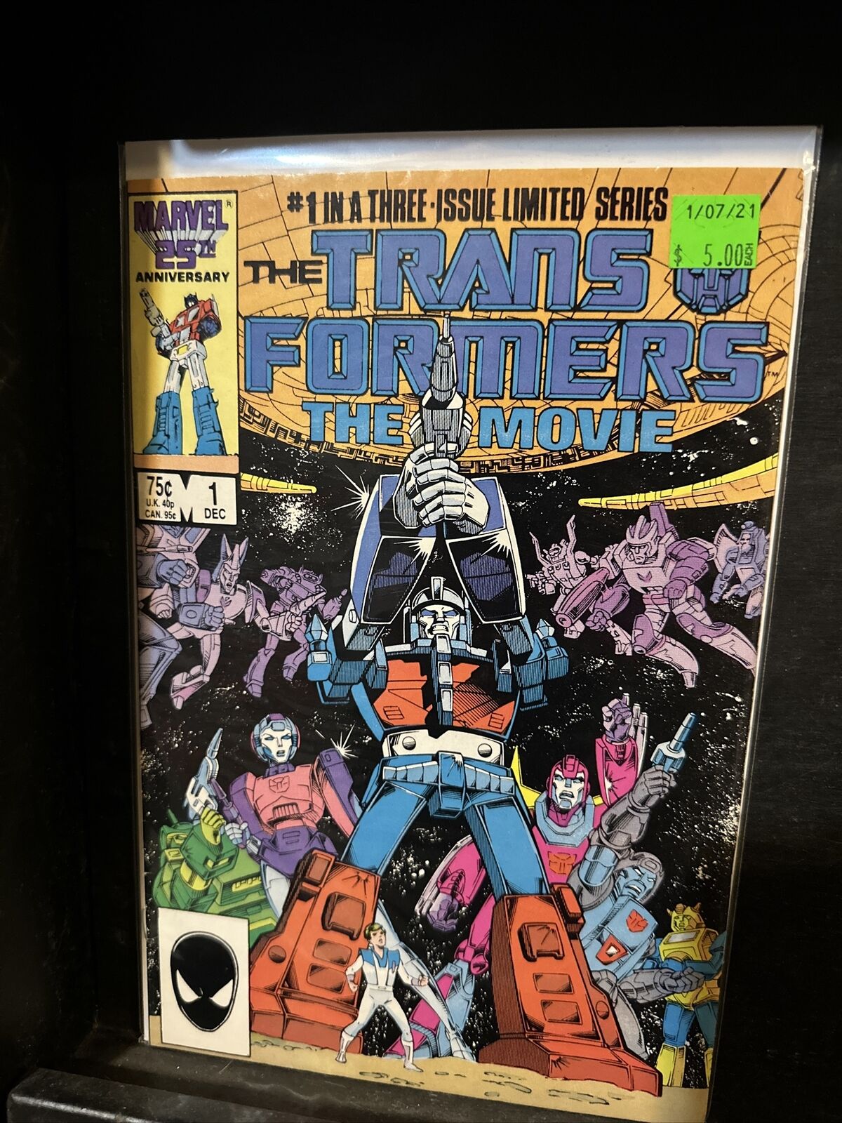 THE TRANSFORMERS the movie #1  MARVEL nm