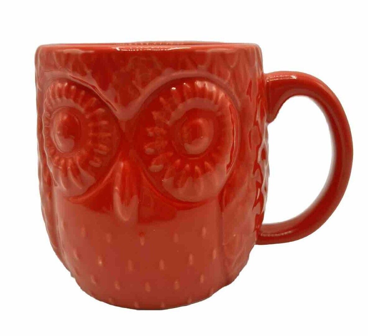 Red Owl 3 D Embossed 20 Oz Coffee Tea Mug Planter West Elm Home Essentials