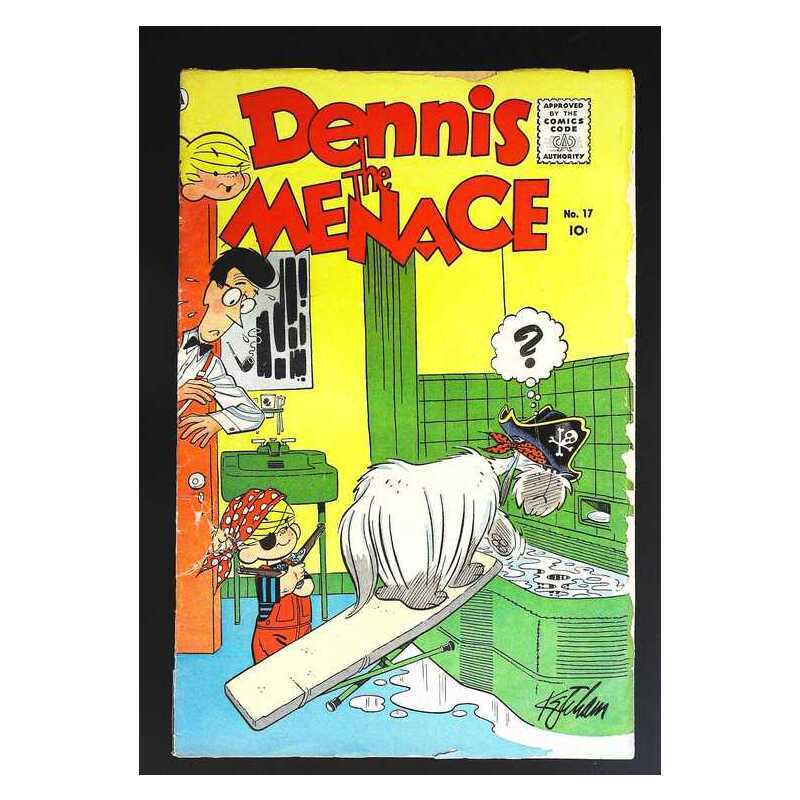 Dennis the Menace (1953 series) #17 in VG minus condition. Standard comics [z{