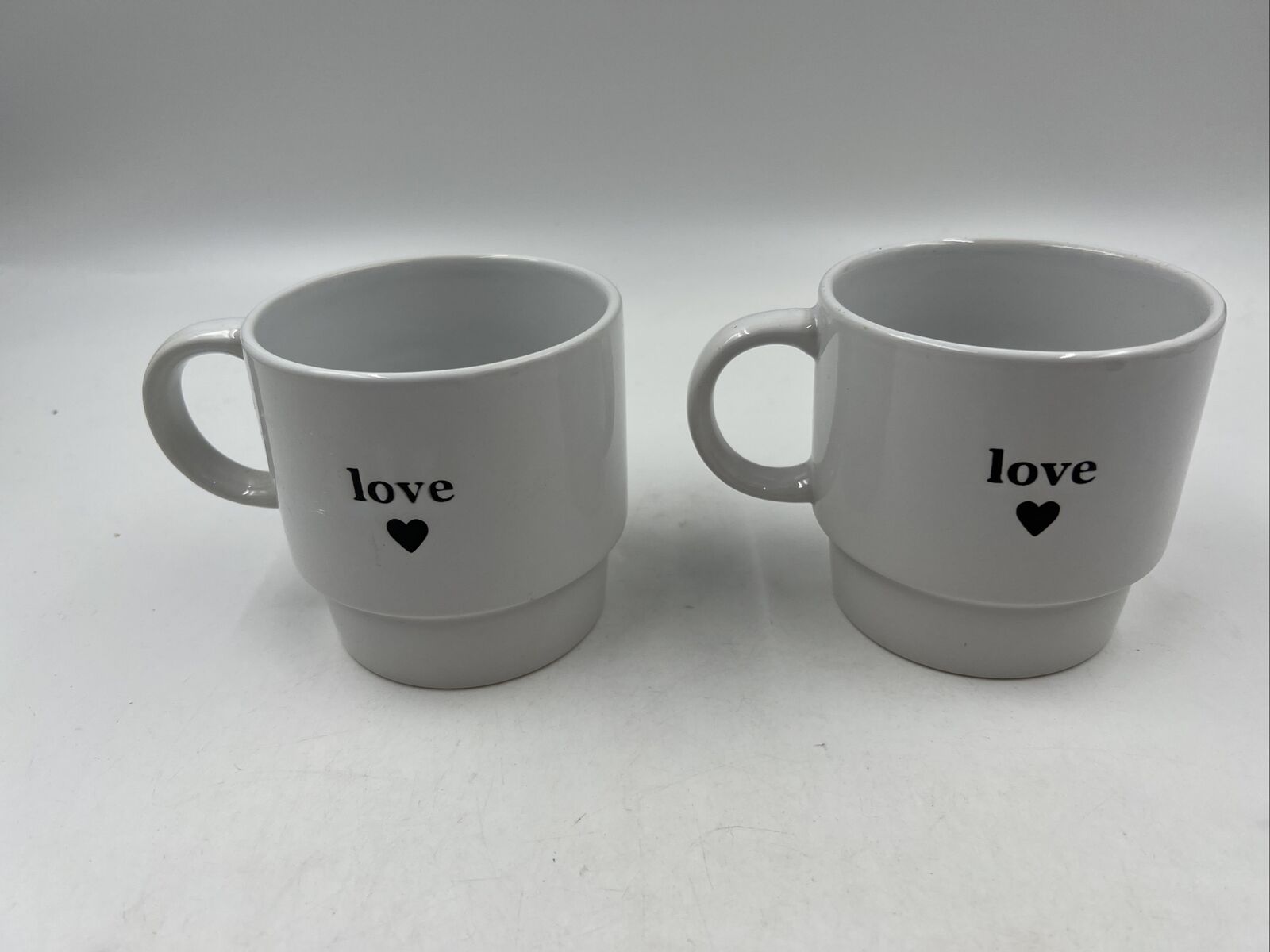 Expressions of Love Ceramic 16oz Love Mug Set of 2 AA02B54004