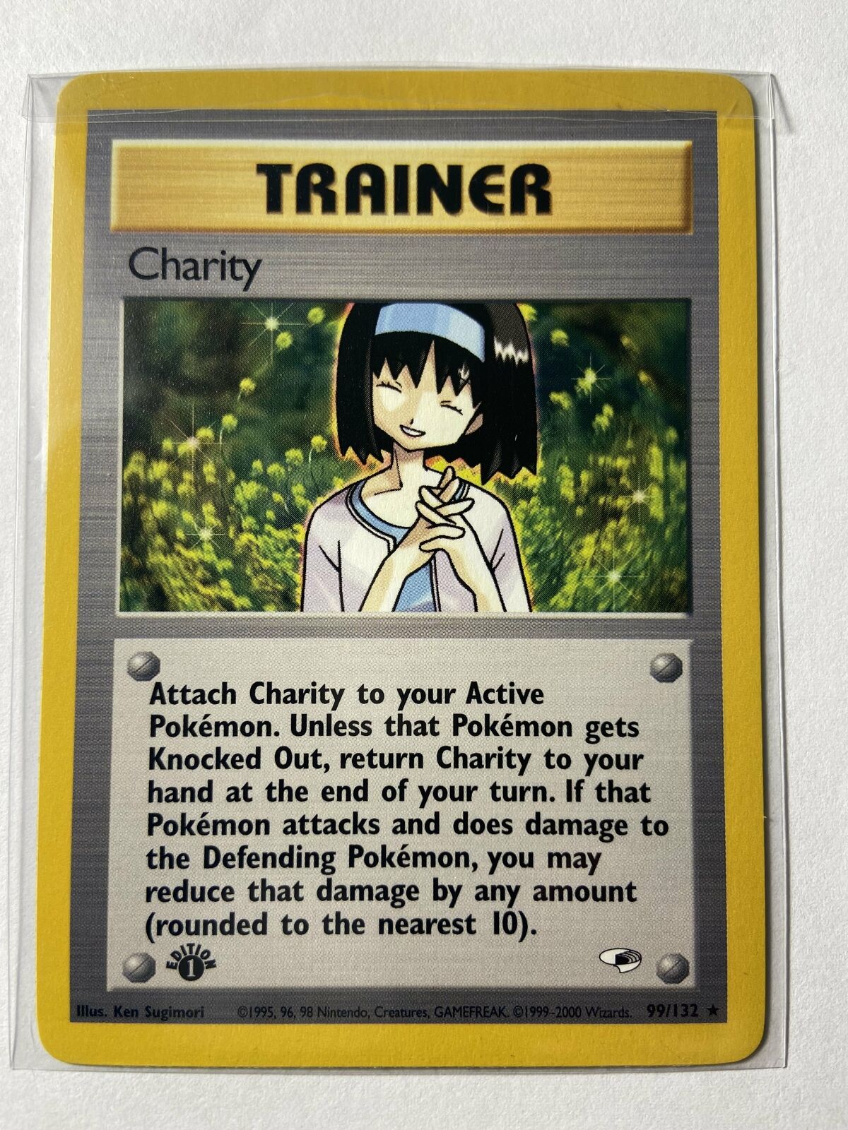 Charity 1st edition  Near mint condition ENGLISH  99 /132 Gym Heros