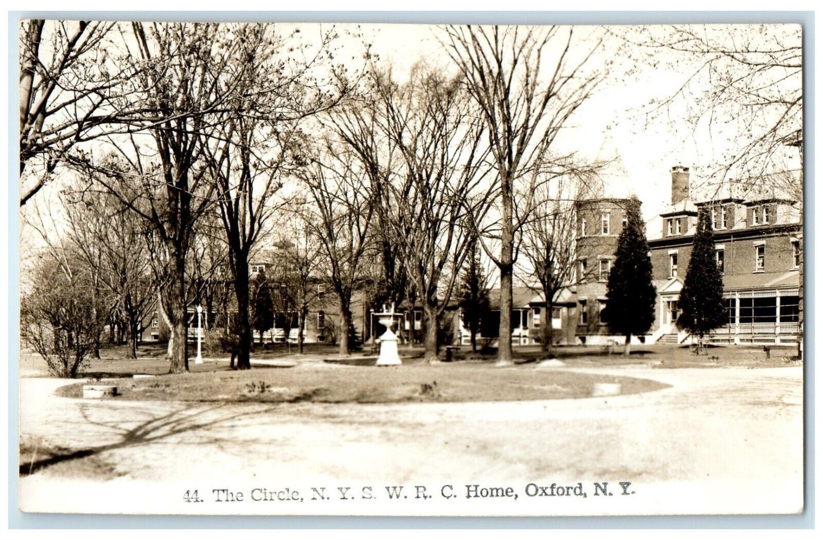 c1940's The Circle NYSWRC Home Oxford New York NY Phelps RPPC Photo Postcard