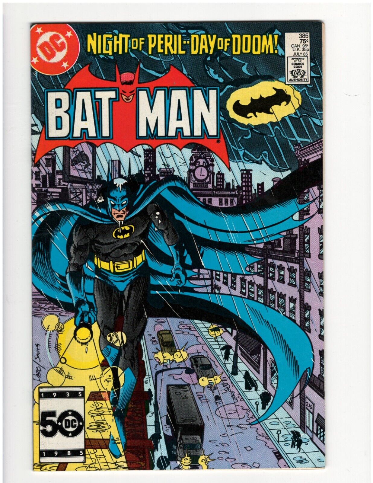 Batman 385 Very Good Condition 1985 DC Comics Dark Knight Bruce Wayne Robin