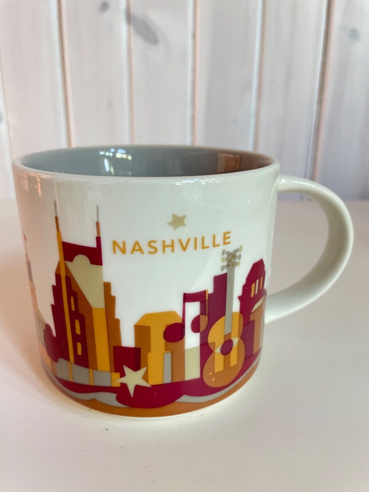 Starbucks Nashville Tennessee You Are Here Coffee Mug 2015