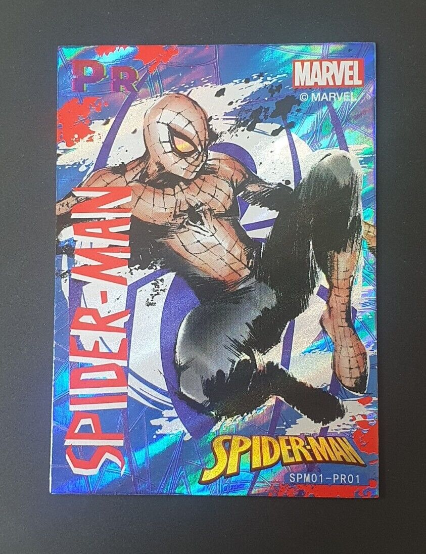 Rare SPIDERMAN PR SPM01-PR01 Zenka Marvel Spiderman 60 Amazing Years Full Art