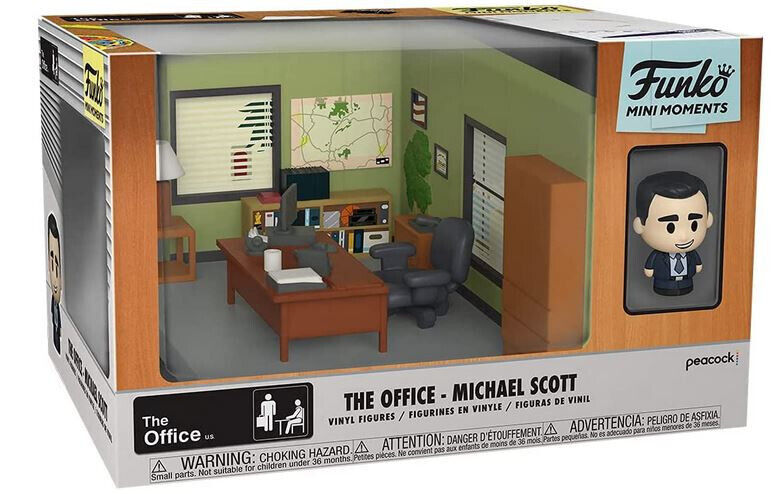 Funko The Office Michael Scott Mini Moments Diorama Playset NEW Steve Carrell