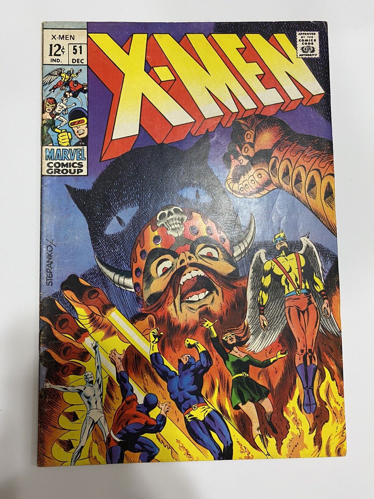 X-Men #51 (1968) 1st Eric The Red - Jim Steranko Cover - KEY ISSUE