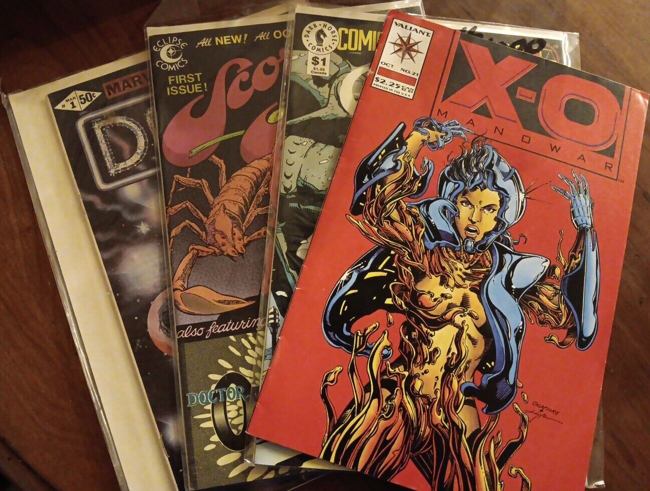 Lot of 4 Vintage Marvel Comics