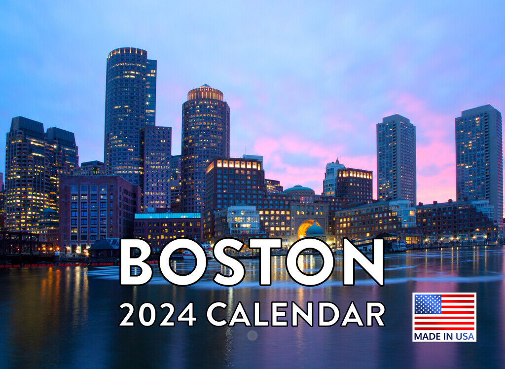 Boston Massachusetts 2024 Wall Calendar