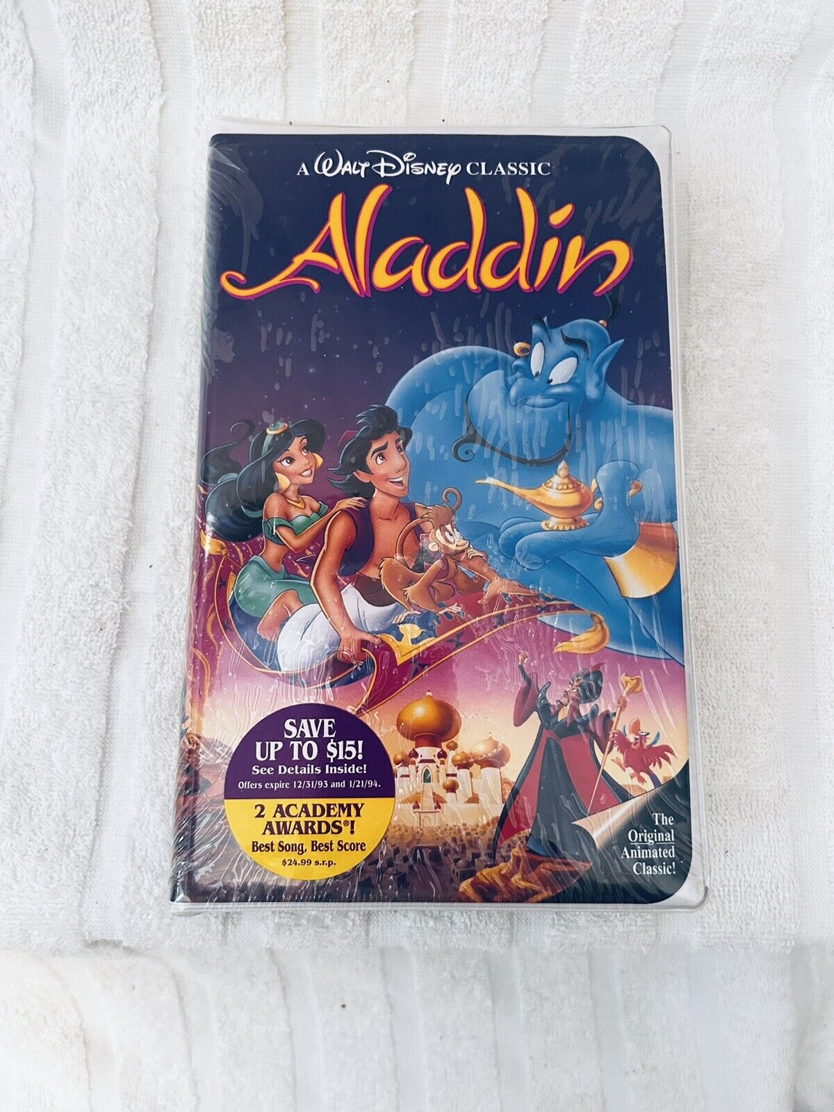 RARE Walt Disney’s Aladdin Black Diamond Classic VHS #1662 Sealed NEW
