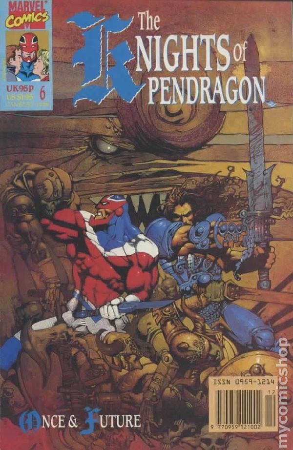 Knights of Pendragon #6 FN 1990 Stock Image