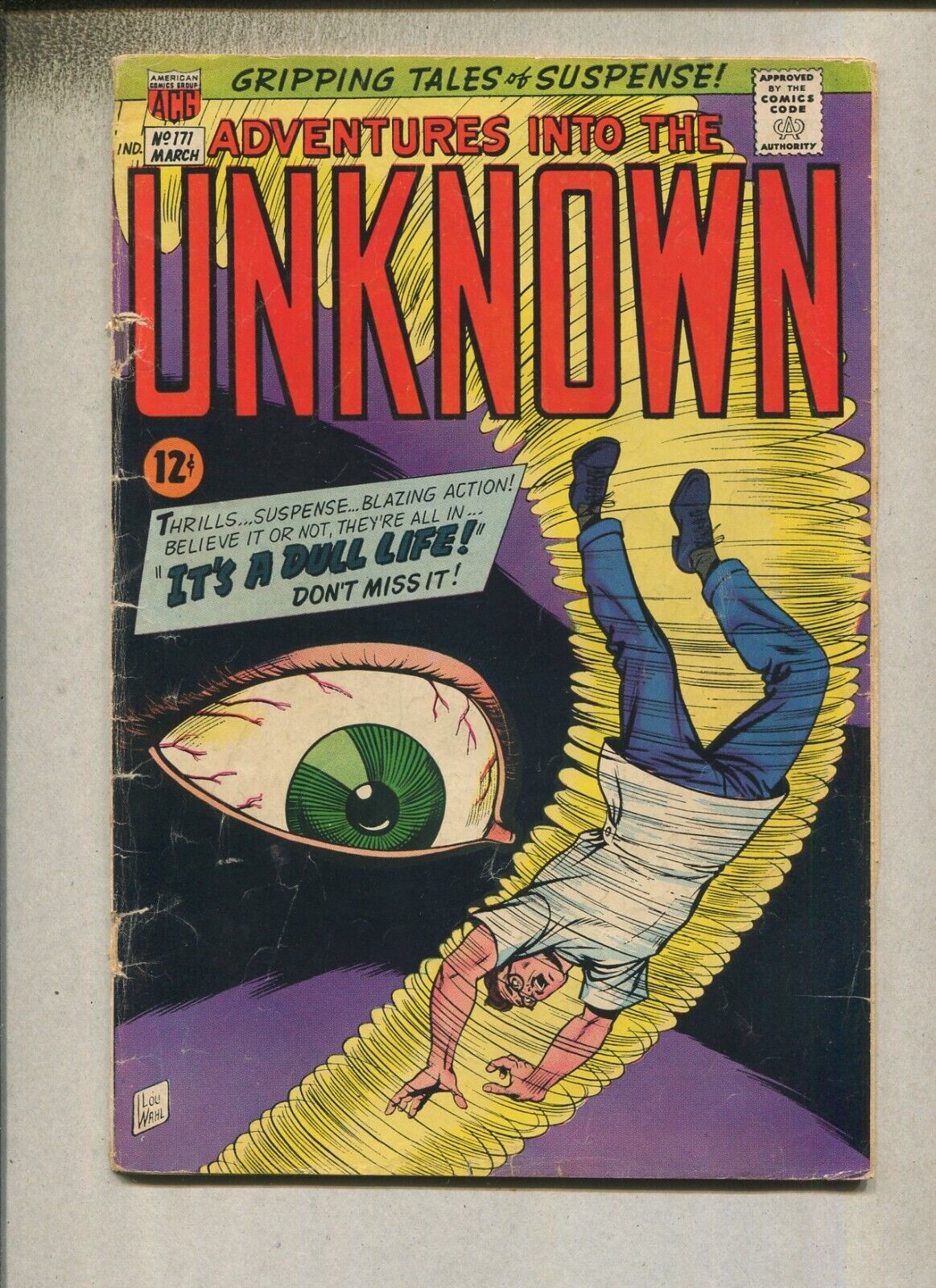 Adventures Into The Unknown: # 171 GD  It\'s A Dull Life American Comics Group D5