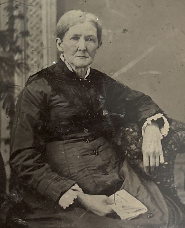 Civil War Era Tintype of Older Woman 1860’s