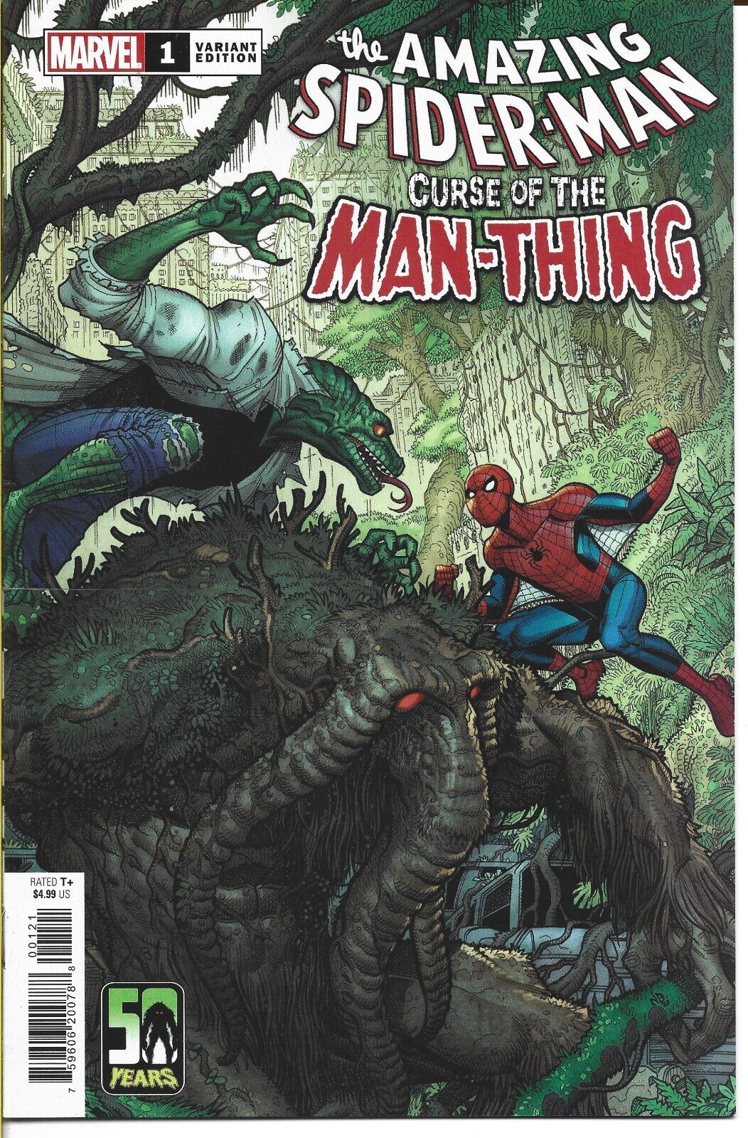 AMAZING SPIDER-MAN CURSE OF THE MAN-THING #1 COVER B MARVEL COMICS 2021 NEW B/B