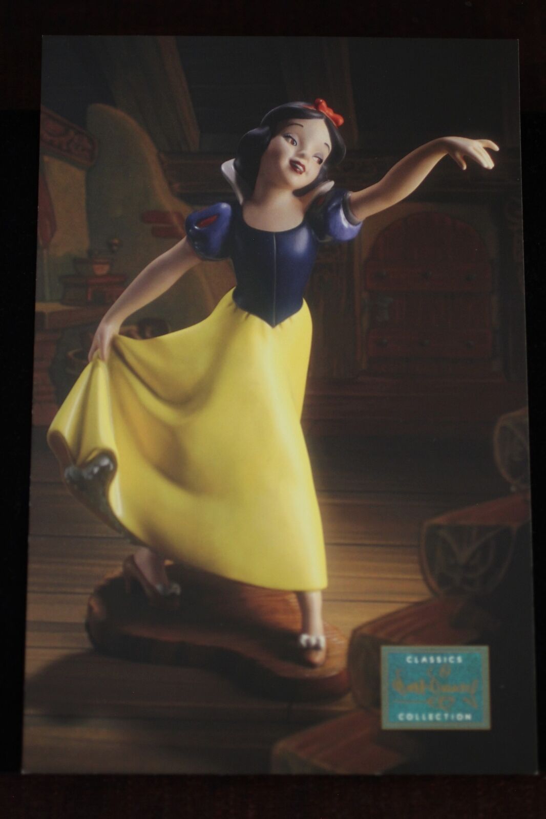 Snow White and the Seven Dwarfs Jumbo Postcard Walt Disney 1994 Kent Melton