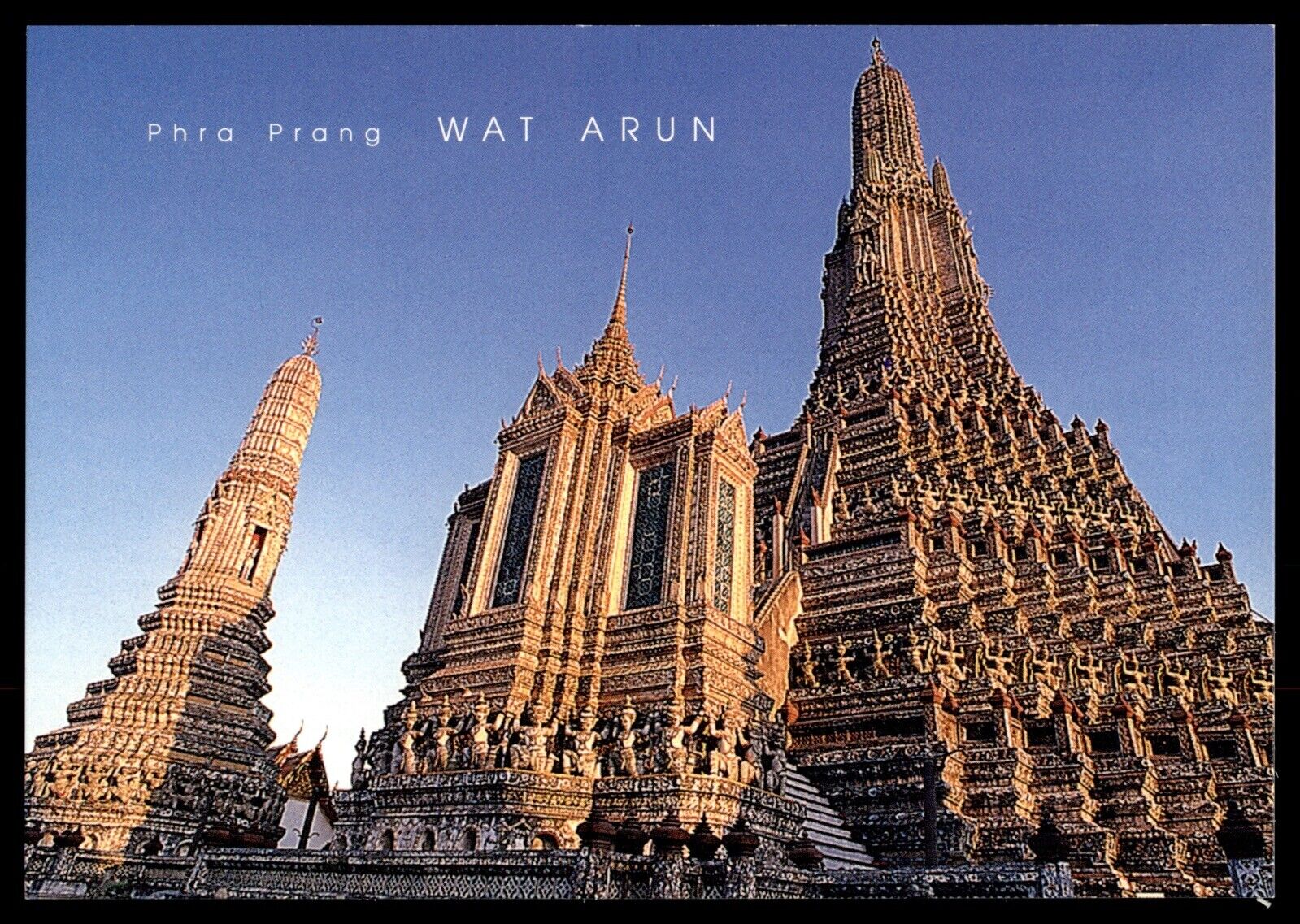 Phra Prang Wat Arun Landmark Of Bangkok  Postcard UNP