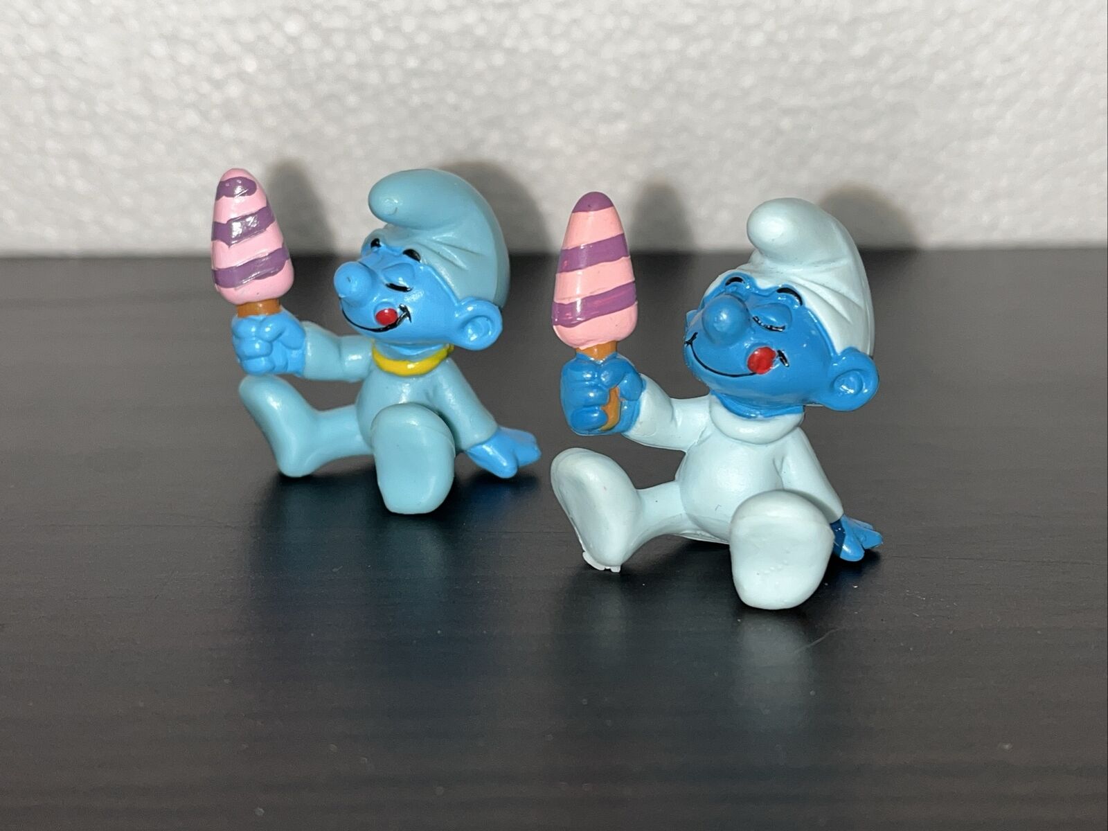 Smurfs Baby Smurf Set Popsicle Ice Cream Rare Vintage Display Figurine Variants