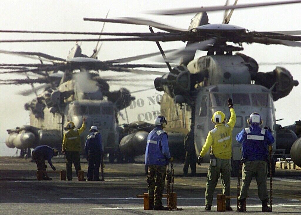 US Marine Corps (USMC) CH-53E Super Stallions helicopters Iraqi Freedom I 