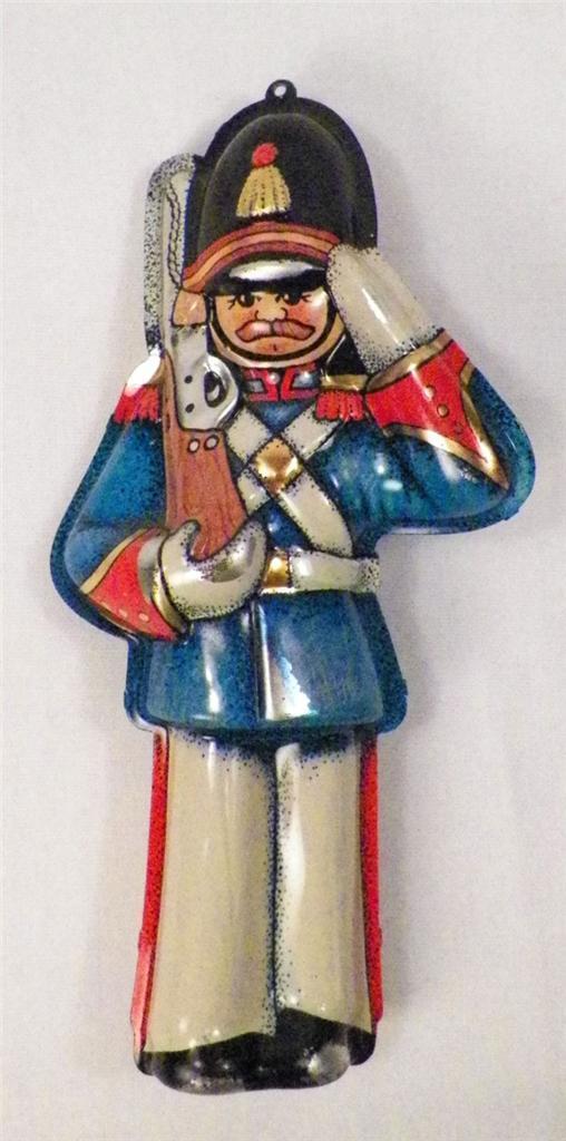 Tin Soldier Christmas Ornament Hallmark 1982 in OB Vintage QX483-6 NICE COND