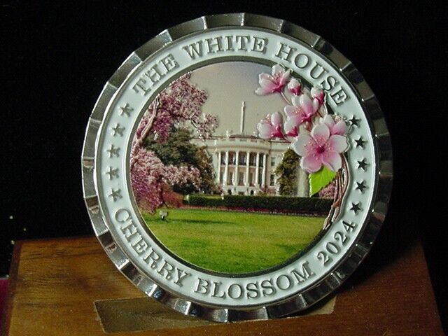Official White House Cherry Blossom 2024 Challenge Coin -  in US