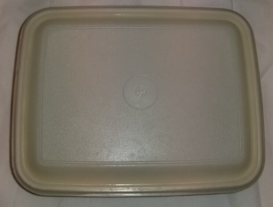 VINTAGE Tupperware Freeze N Save Ice Cream Keeper Container #1254-2 Lid #1255-1