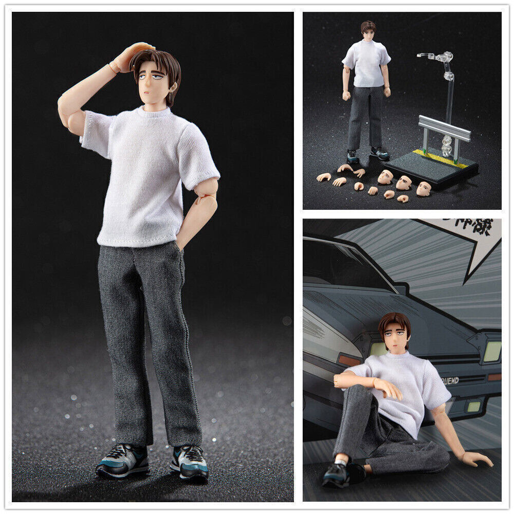 Dasin GT Model 6 inch Action Figure Anime Initial D Fujiwara Takumi Model TOY