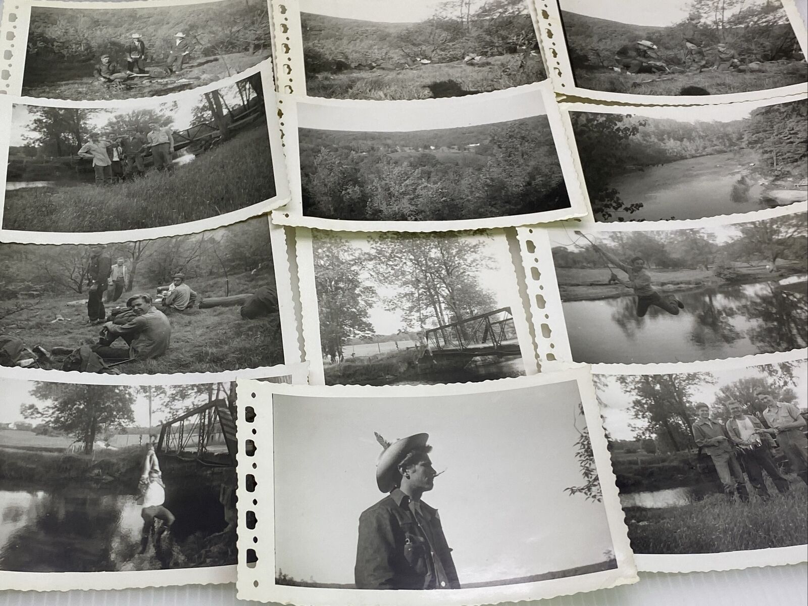 1950's Cleveland Ohio Hunting Fishing Camping Original Vintage Rare Photographs