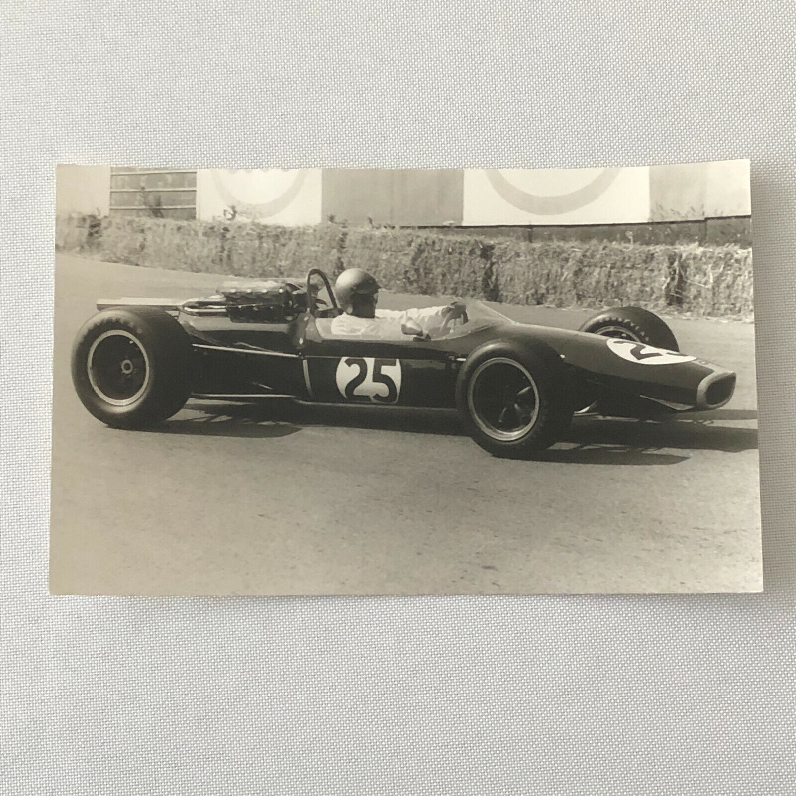 Vintage Jack Brabham Racing Driver Photo Photograph 1967 Belgian Grand Prix 