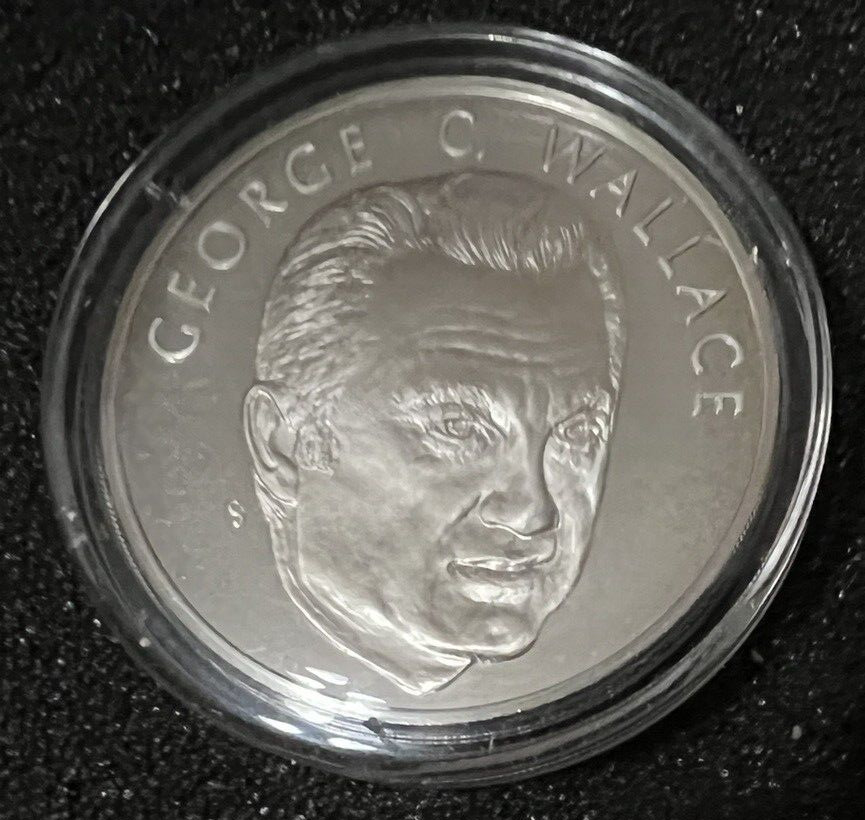 George Wallace Sterling Silver Medal