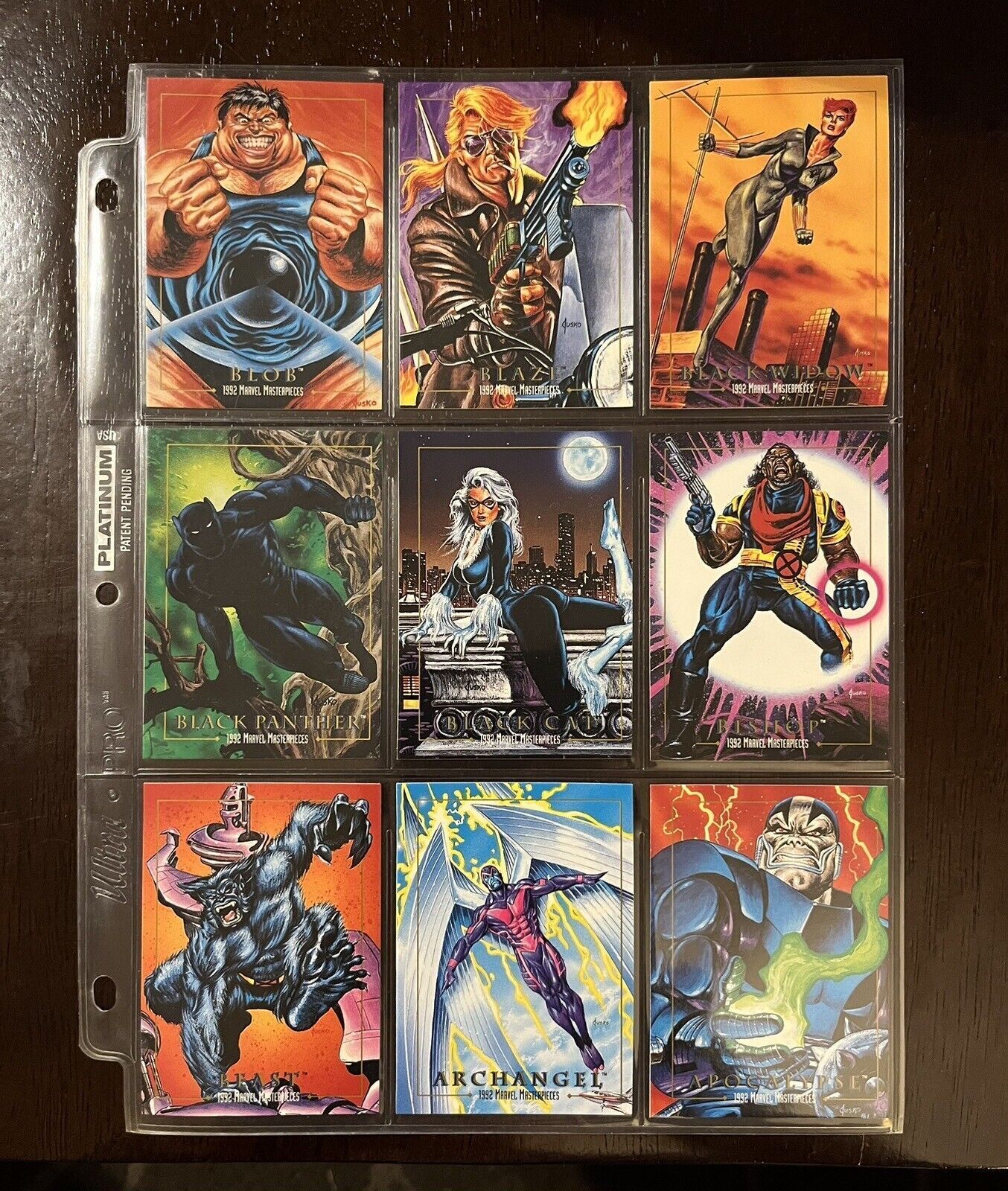 1992 Marvel Masterpieces Singles - Pick Your Card - Complete Your Set - 1 - 100